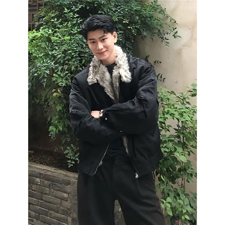 JY671-P105款冬季棉服棉衣男生保暖运动休闲潮牌帅气外套,男装棉衣,星座1501-3