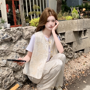 新款现货新中式两件套2230-P195-K299图片