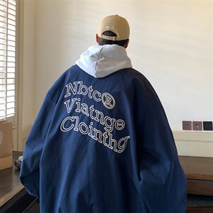 EQ105字母刺绣工装外套男2024新款秋装ins港风棒球服夹克P108