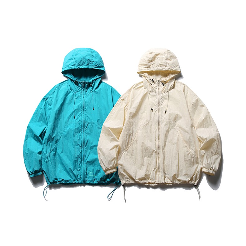 南夏乔装2025夏季新款户外机能纯色皮肤衣连帽外套山系50+防晒衣,男装防晒衣,电商S006（B521）