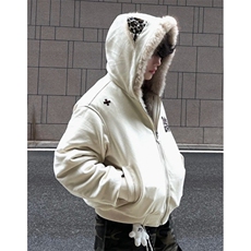 计划小恶魔豹纹仿麂皮毛领加厚座山雕棉服外套男女M803，男装棉衣，星座1116A（原606A-3）