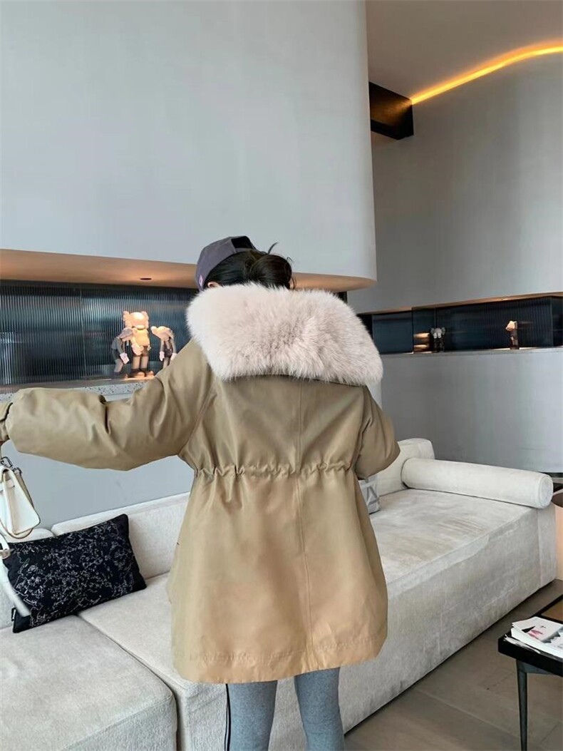 冬季新款派克羽绒服，女装羽绒服，谦度