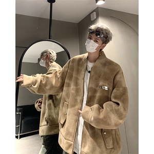 美式复古棒球服男2025秋季潮牌工装飞行夹克 XZ514-2-24246-P118图片