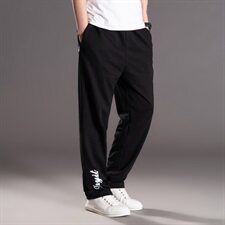 春新款潮款男士运动裤子哈伦卫裤宽松休闲裤加肥加大码5971款，男装休闲裤，星座802