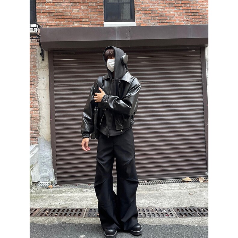垫肩皮衣夹克外套501-1-JK2538-P85,男装皮衣,星座501-1