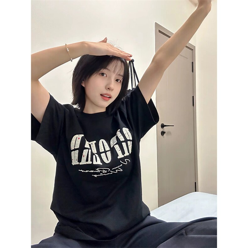 万针全刺绣工艺抖音得物高品质260克重磅纯棉双纱美式高街短袖T恤,男装T恤,电商A486