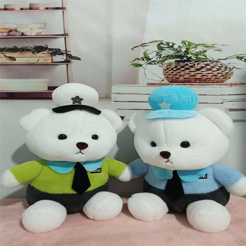 警察熊，飞跃毛绒玩具1