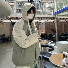B266-C102-P11823冬季新款宽松休闲加绒加厚羽绒棉服，男装棉衣，星座B257-1