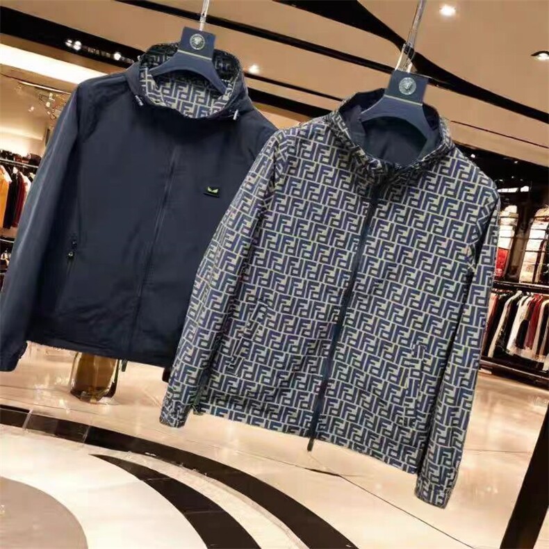 (网图)双面穿轻奢棉服休闲时尚连帽外套潮牌313B-5632棉衣-P120,男装棉衣,星座313B