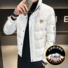 羽绒服男冬季新款潮流加厚短款白鸭绒保暖立领男装外套冬装衣服，男装羽绒服，电商B212（原钱塘6029）