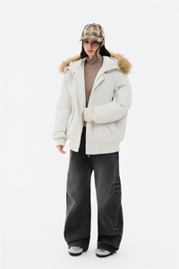 冬季美式cleanfit棉服毛领加绒加厚潮牌撞色棉服外套MY6868-P88图片
