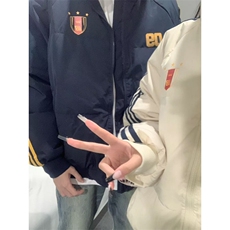 情侣风三杠宽松百搭棉衣ZM0122-P95，男装棉衣，星座313A(原308A-2)