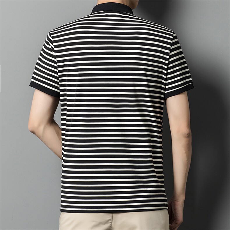 polo衫短袖男夏季潮牌2024新款半袖上衣宽松翻领t恤男SW557-P63,男装Polo衫,星座1105-3