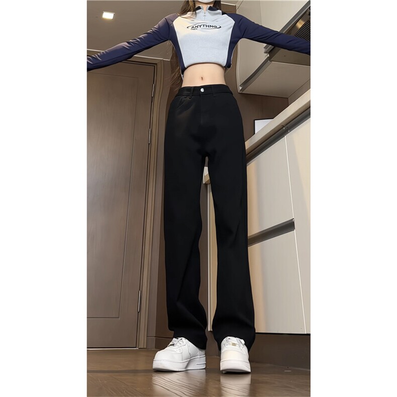 k1029-p40-控58M-5XL现货oversizecleanfit风黄泥牛仔裤破洞,男装牛仔裤,星座116