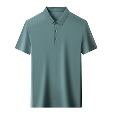 2023夏季新款短袖翻领衬衫T恤上衣POLO衫中青年男士商务休闲男装，男装T恤，电商B212（原钱塘6029）