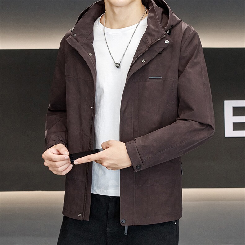 秋季夹克连帽外套型男商务休闲百搭青年外套男N9822-P140,男装夹克,星座310B-3