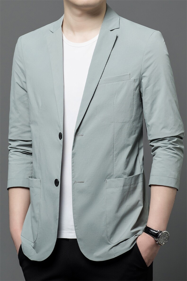 A332705春秋款男士西服薄款轻便外套简约男装P170,男装西服,电商B360