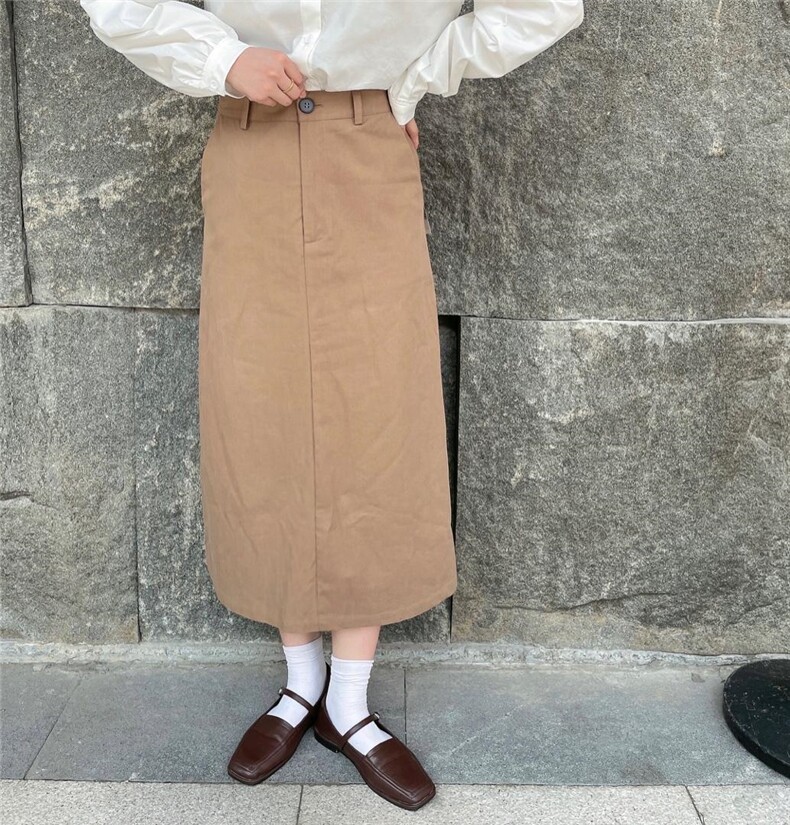 现货，秋季新款半裙，女装半身裙，YEAXIU(6F)