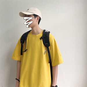 B420-DT80宽松水果T恤男图片