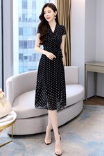 2022夏季新款时尚气质连衣裙，女装连衣裙，金典明美