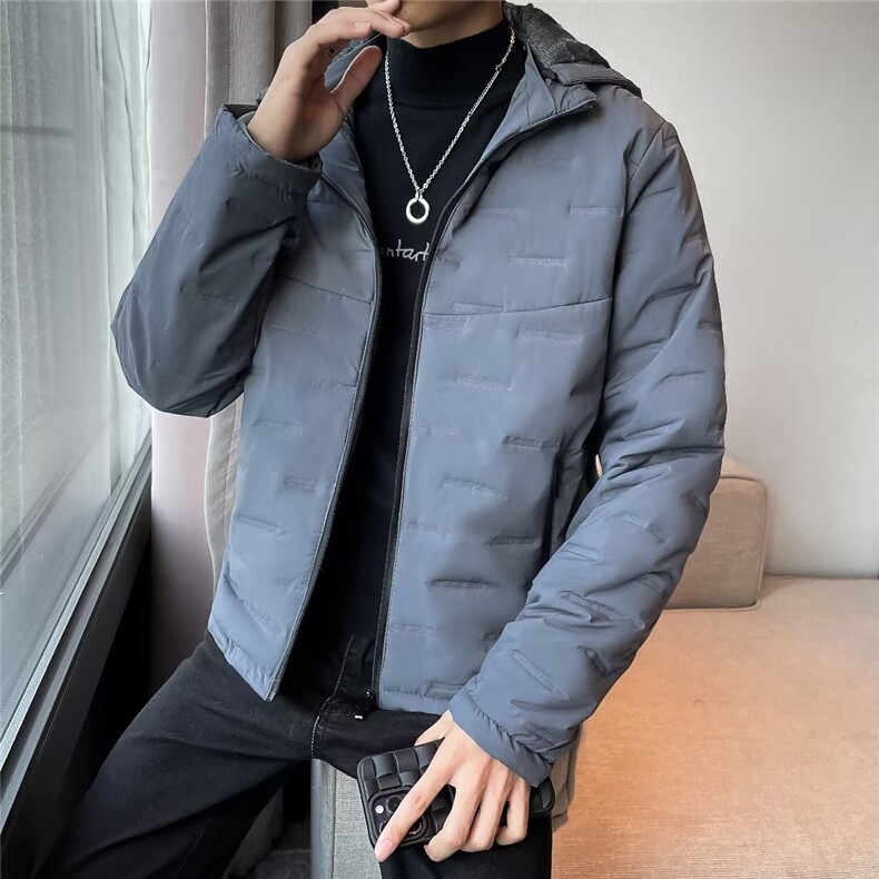 男士新款潮痞帅棉衣冬季连帽新款时尚衣服休闲保暖棉服外套M005,男装棉衣,星座1116A-2（原606A-1）