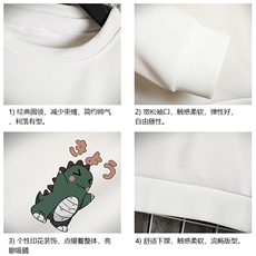 T4037-P25加绒款-P35简约帅气百搭长袖t恤男大码胖子卫衣网格，男装卫衣，电商A040A