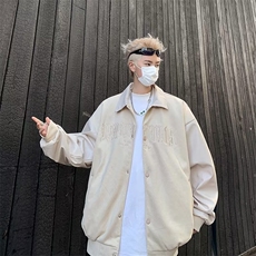 外套男士美式高街棒球服男款潮牌宽松上衣服休闲百搭夹克防风，男装夹克，星座506A