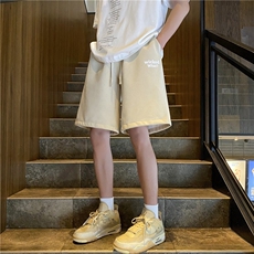 夏季新款港风潮流字母印花宽松运动短裤B315-K24155-特p30控58，男装休闲裤，电商B315