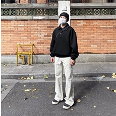 美式cleanfit复古大口袋直筒宽松百搭休闲工装裤裤男LB30311-p63，男装工装外套，星座1008
