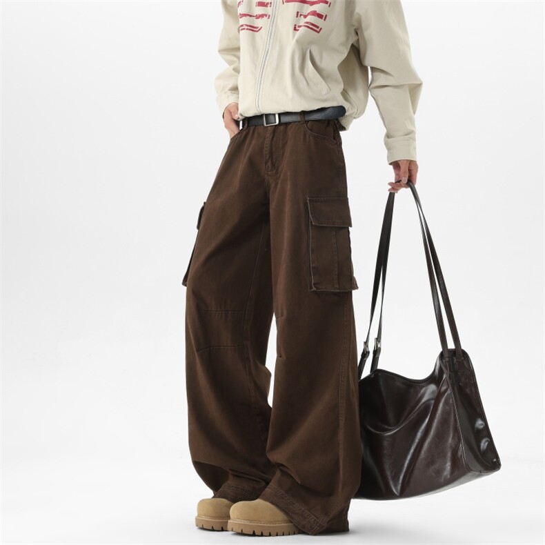 【现货】XZ1218BK3193特价P53美式复古多口袋工装裤，男装工装外套，星座1218（原611-3）