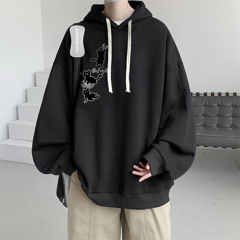 连帽卫衣男大码胖子帽衫大号运动服WY2461-P35,男装卫衣,电商A040
