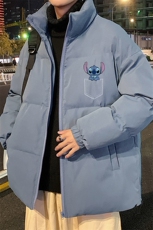 秋冬新款韩版加厚保暖立领宽松棉服外套男MY2057P115控135，男装棉衣，电商A268A