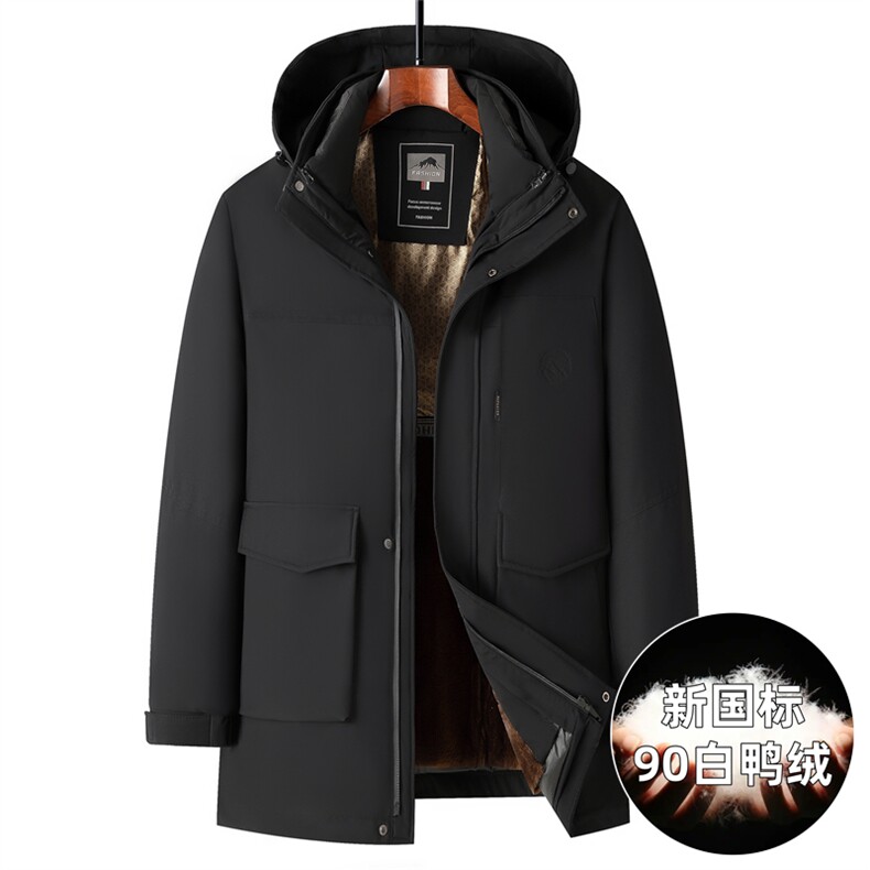 2025高品质连帽羽绒服外套男滑雪服登山服90绒新标,男装羽绒服,星座505-2（原电商A260-1)