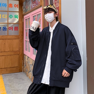 新款飞行夹克男美式复古棒球服外套高街潮牌CYJK9271 P-75控价109图片