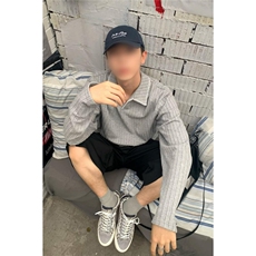 网图慎用手缝线麦穗纹老钱风百搭长袖T恤男宽松T24524-特P40控78，男装T恤，电商A001-1