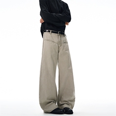 2025秋冬美式cleanfit情侣弯刀浅灰色珠帆马丁休闲裤男女直筒宽松,男装休闲裤,星座301D-3, 2025秋冬美式cleanfit情侣弯刀浅灰色珠帆马丁休闲裤男女直筒宽松,男装休闲裤,星座301D-3,