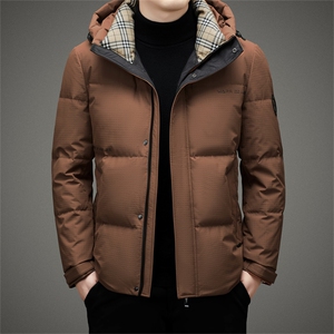 L680钱塘2020-2新款中年男士休闲百搭连帽羽绒服外套数据好P250