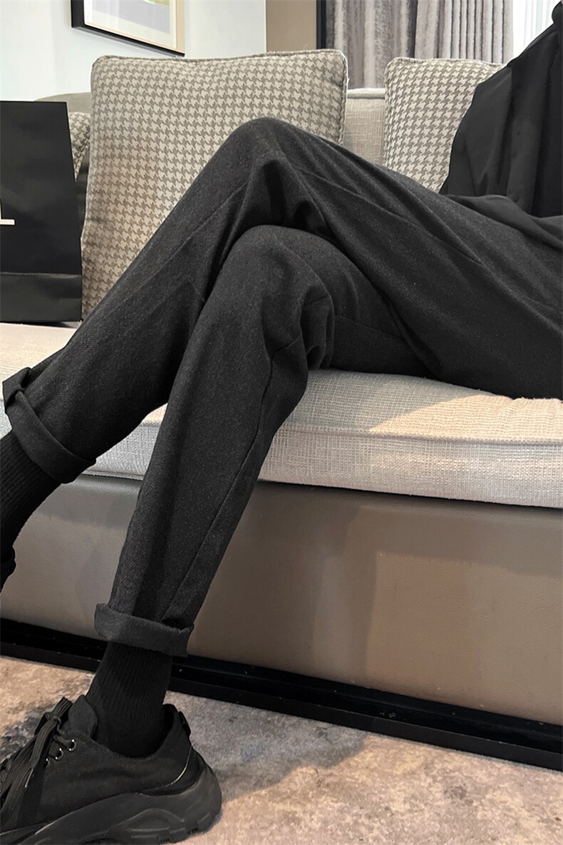 特价款2025年新休闲裤男修身小脚男裤微弹力裤B380/9038/P48,男装休闲裤,电商B381-2