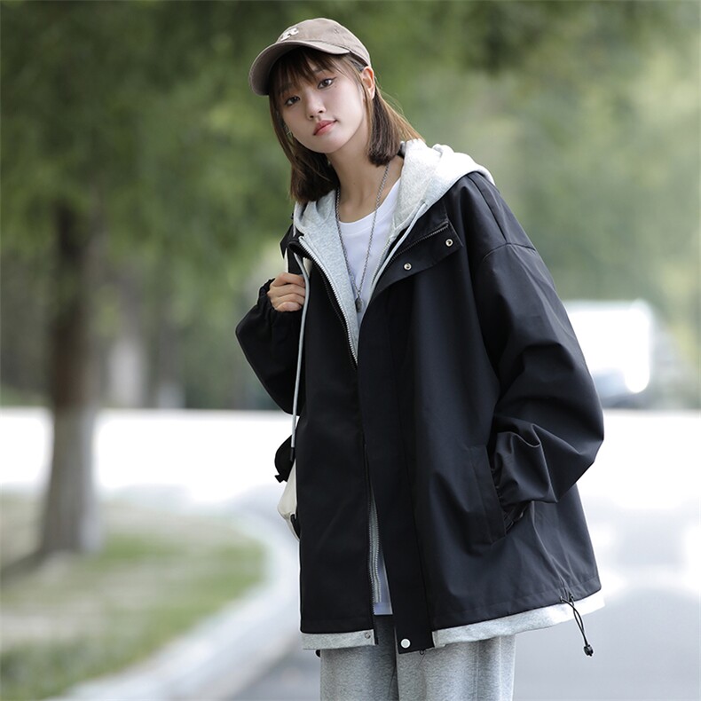 ！815A-MJ7632-68特2025秋季假两件上衣外套宽松休闲夹克中性,男装夹克,星座815A