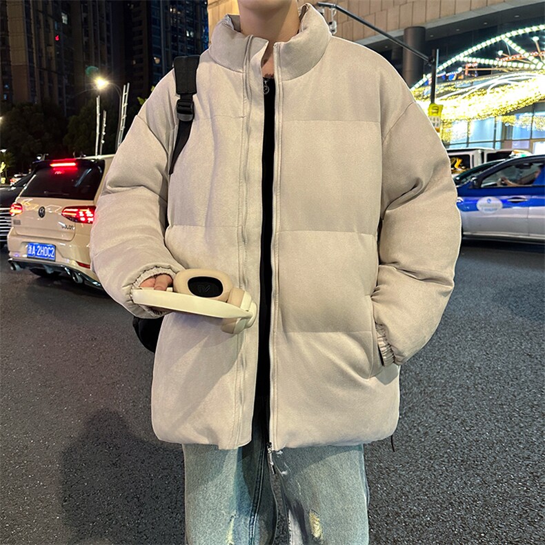 冬装跑量男士棉衣情户外情侣休闲加厚麂皮绒棉服,男装棉衣,电商A010