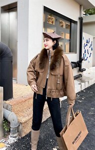 狐狸毛派克服,其它,贻思茗