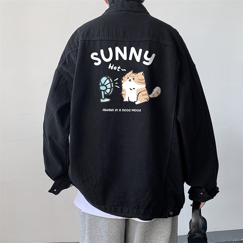 牛仔夹克男大码牛仔外套男茄克 NJ77402-P60图片