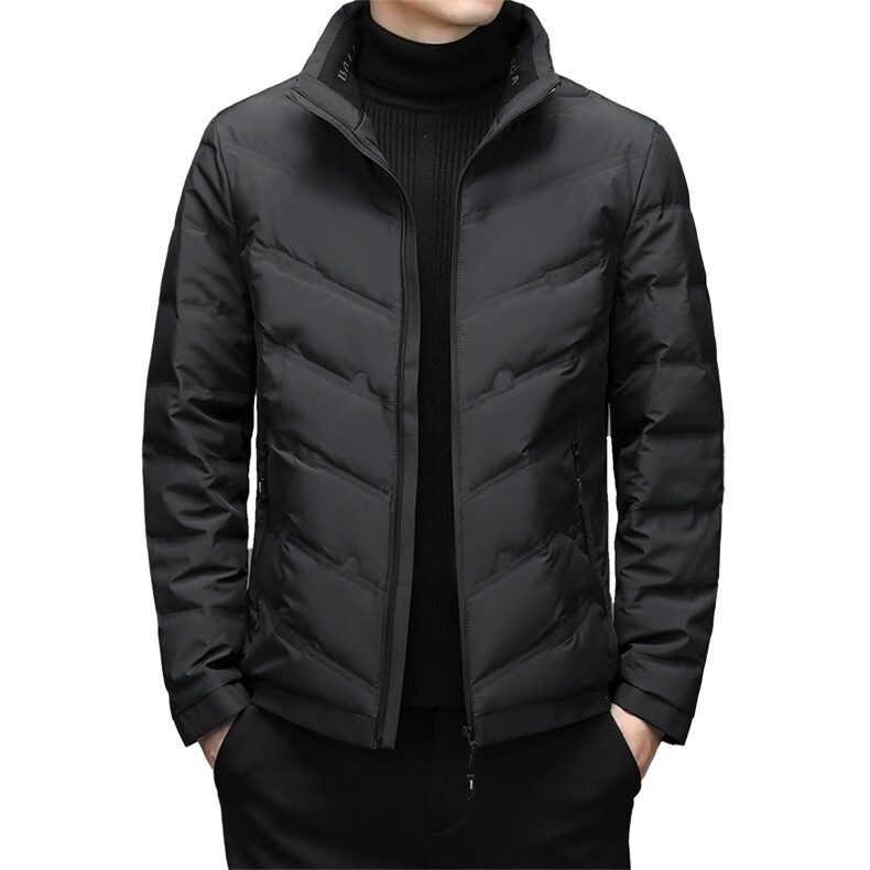 BHMYL92123钱塘2020-2中年男士商务休闲简约冬季厚款羽绒服P190,男装羽绒服,钱塘207-2