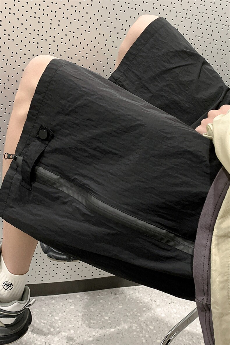8XL-M重磅特大码短裤男防水五分裤冲锋裤男户外DK1503P50控68,男装休闲裤,电商D206-1