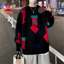 2023冬季新款圣诞风格潮流百搭男士毛衣MY92P40，男装针织衫/毛衣，星座1116-2