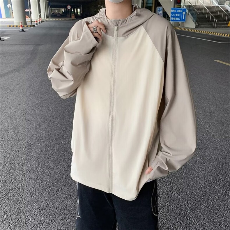 夏季轻薄透气凉感夹克2024新款户外冰丝防晒衣男现货W8252-P40,男装防晒衣,星座512-4