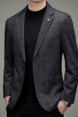DJ3397钱塘2020-3秋冬季新款商务休闲合身中年男士西服P147，男装西服，钱塘207-3