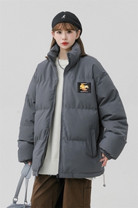 中性风冬季时尚百搭宽松字母印花潮流棉服外套MY2084P85控118图片