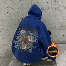 抖音供货、复合重磅加绒现货连帽卫衣宽松D223A-JR-WY2379-特P40，男装卫衣，电商019-1