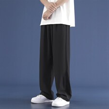 夏季薄款冰丝休闲裤2023年新款男士韩版潮流裤子  2028-特批22图片